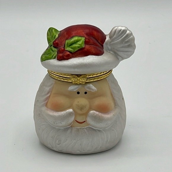 SANTA CLAUSE TRINKET BOX - Picture 1 of 6